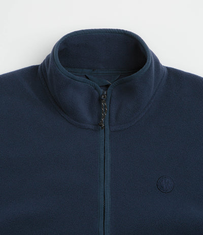 Polar Ivan Half Zip Sweatshirt in Grey Blue