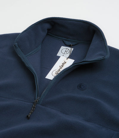 Polar Ivan Half Zip Sweatshirt in Grey Blue