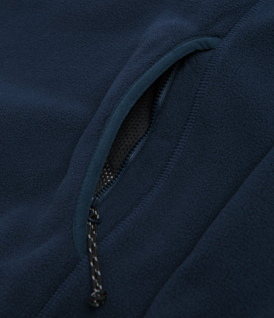 Polar Ivan Half Zip Sweatshirt in Grey Blue