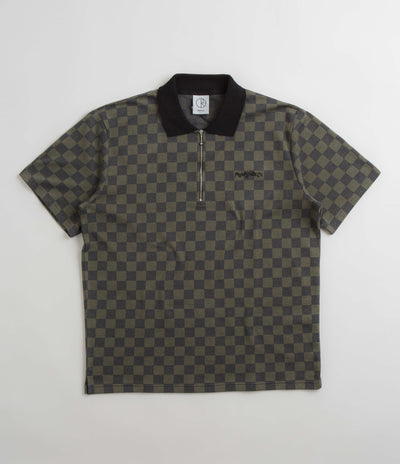 Polar Jacques Checkered Polo Shirt - Black / Green