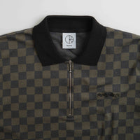 Polar Jacques Checkered Polo Shirt - Black / Green thumbnail