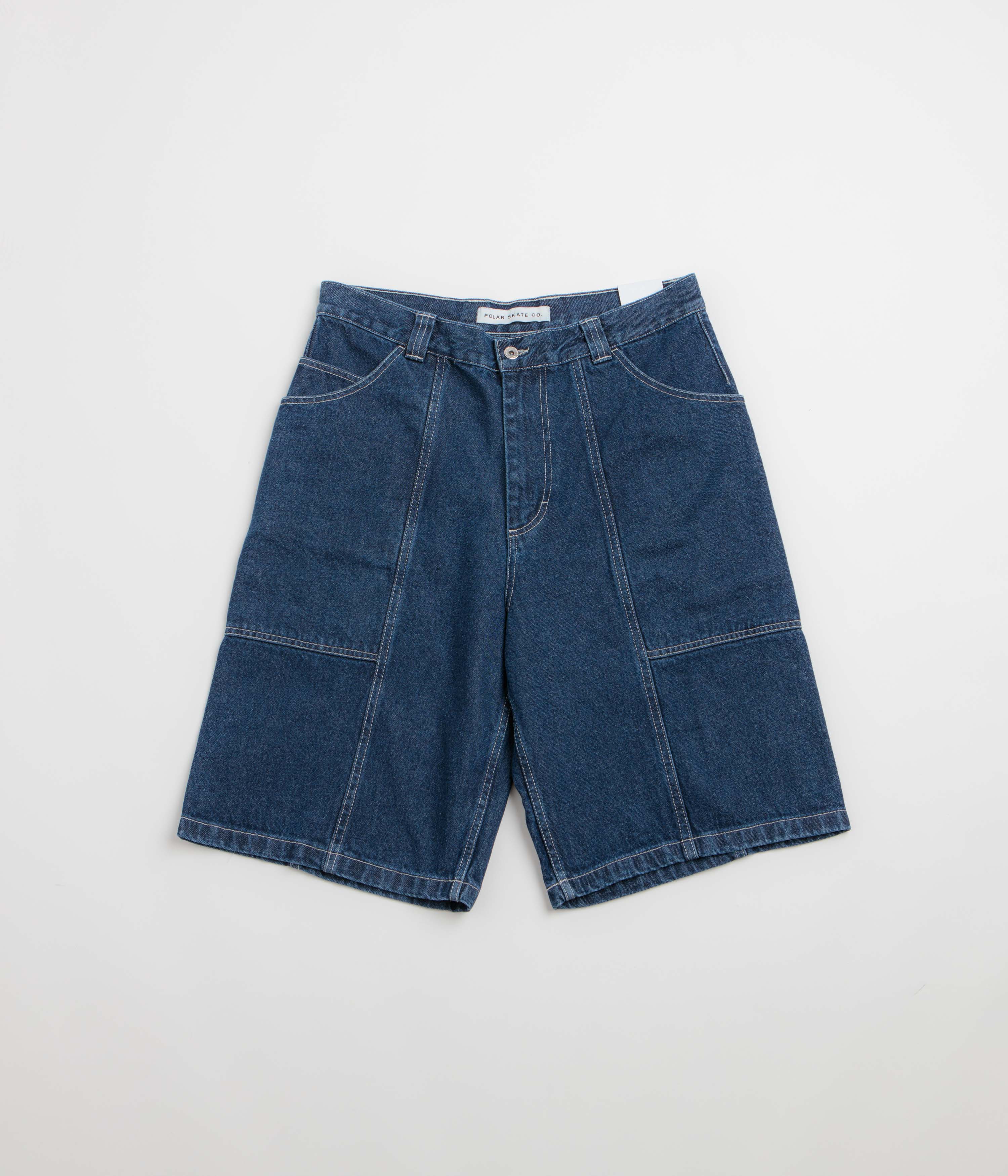 Polar Jiro Shorts - Dark Blue / White Stitching