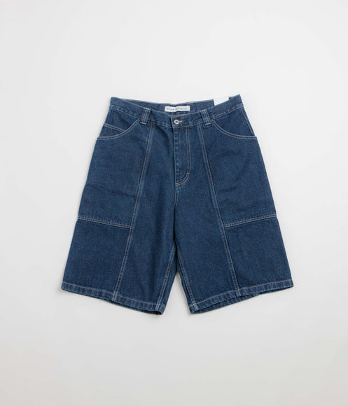 Polar Jiro Shorts - Dark Blue / White Stitching