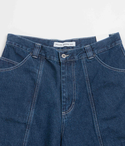 Polar Jiro Shorts - Dark Blue / White Stitching