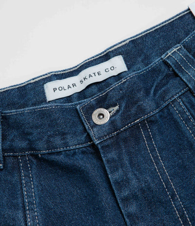 Polar Jiro Shorts - Dark Blue / White Stitching