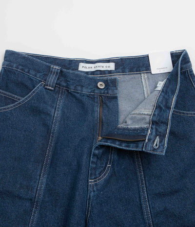 Polar Jiro Shorts - Dark Blue / White Stitching