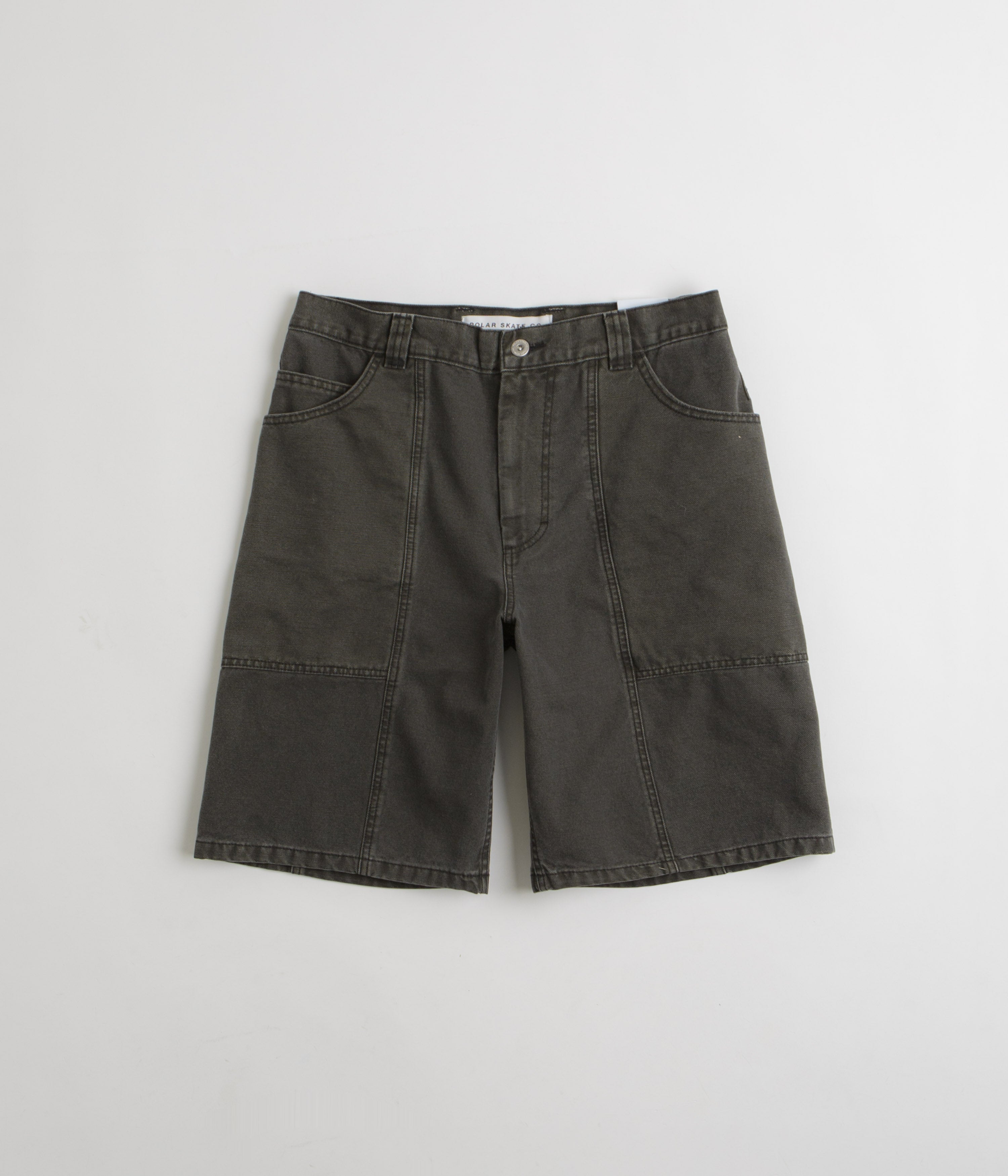 Polar Jiro Shorts in Dirty Black