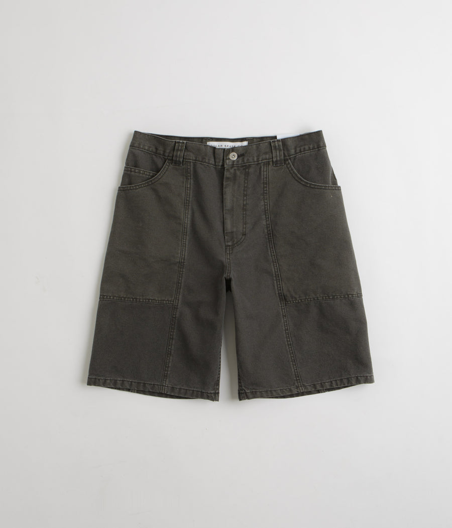 Polar Jiro Shorts in Dirty Black
