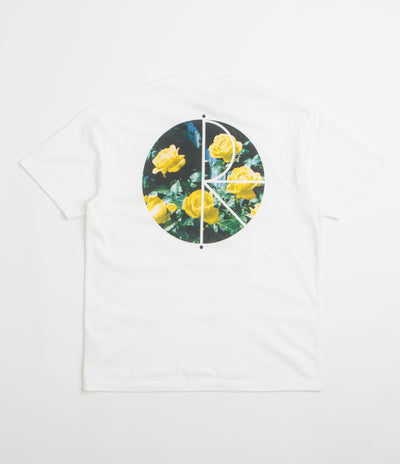 Polar Martas Roses Fill Logo T-Shirt - White