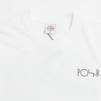 Polar Martas Roses Fill Logo T-Shirt - White thumbnail
