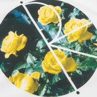 Polar Martas Roses Fill Logo T-Shirt - White thumbnail