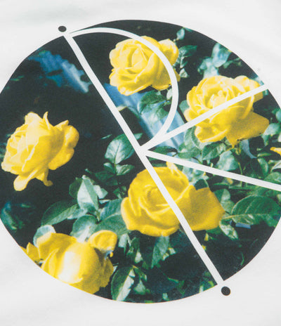 Polar Martas Roses Fill Logo T-Shirt - White