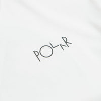 Polar Martas Roses Fill Logo T-Shirt - White thumbnail