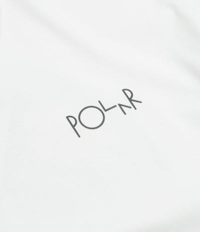 Polar Martas Roses Fill Logo T-Shirt - White