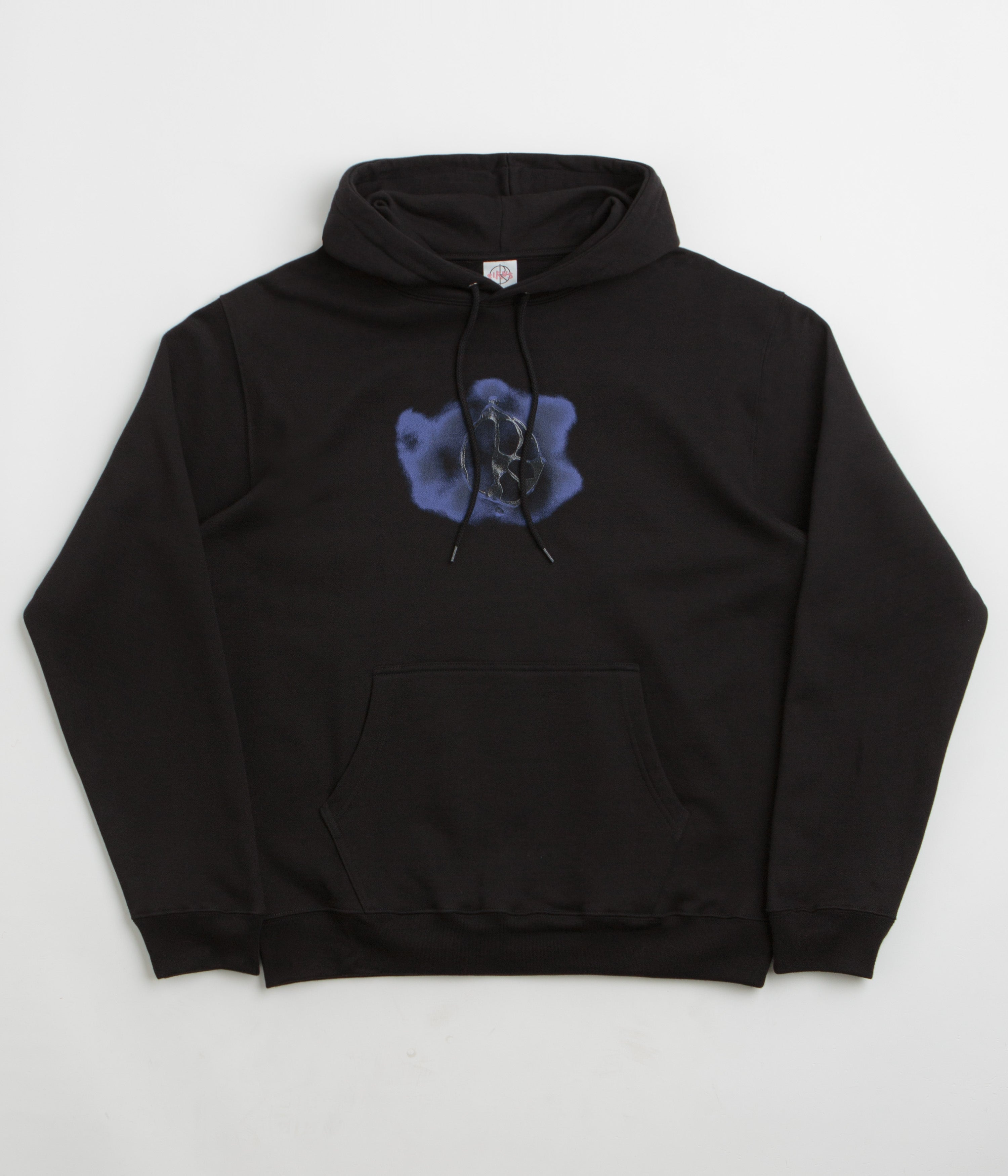 Polar Metal Logo Dave Hoodie in Black