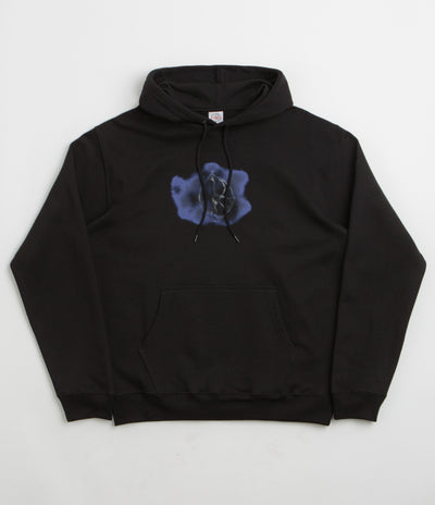 Polar Metal Logo Dave Hoodie in Black