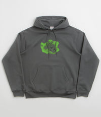 Polar Metal Logo Dave Hoodie in Graphite