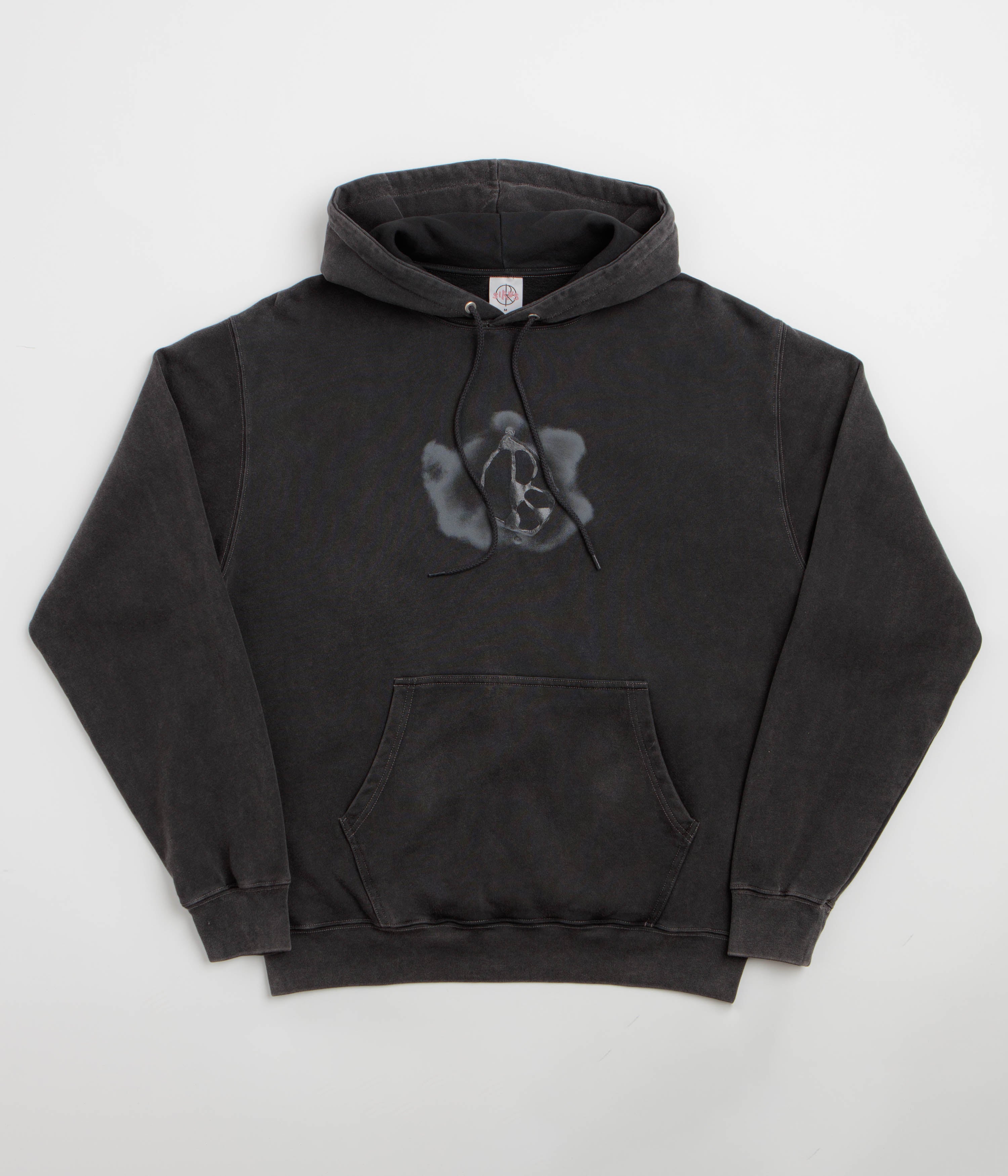 Polar Metal Logo Dave Hoodie - Silver Black