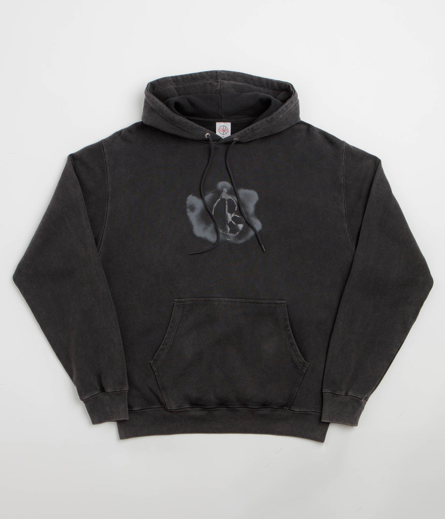 Polar Metal Logo Dave Hoodie - Silver Black