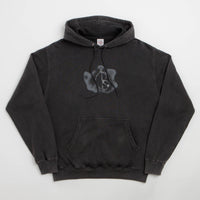 Polar Metal Logo Dave Hoodie - Silver Black thumbnail