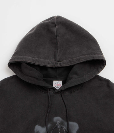 Polar Metal Logo Dave Hoodie - Silver Black