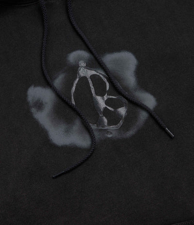 Polar Metal Logo Dave Hoodie - Silver Black