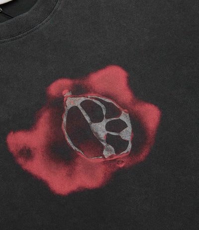 Polar Metal Logo T-Shirt in Silver Black