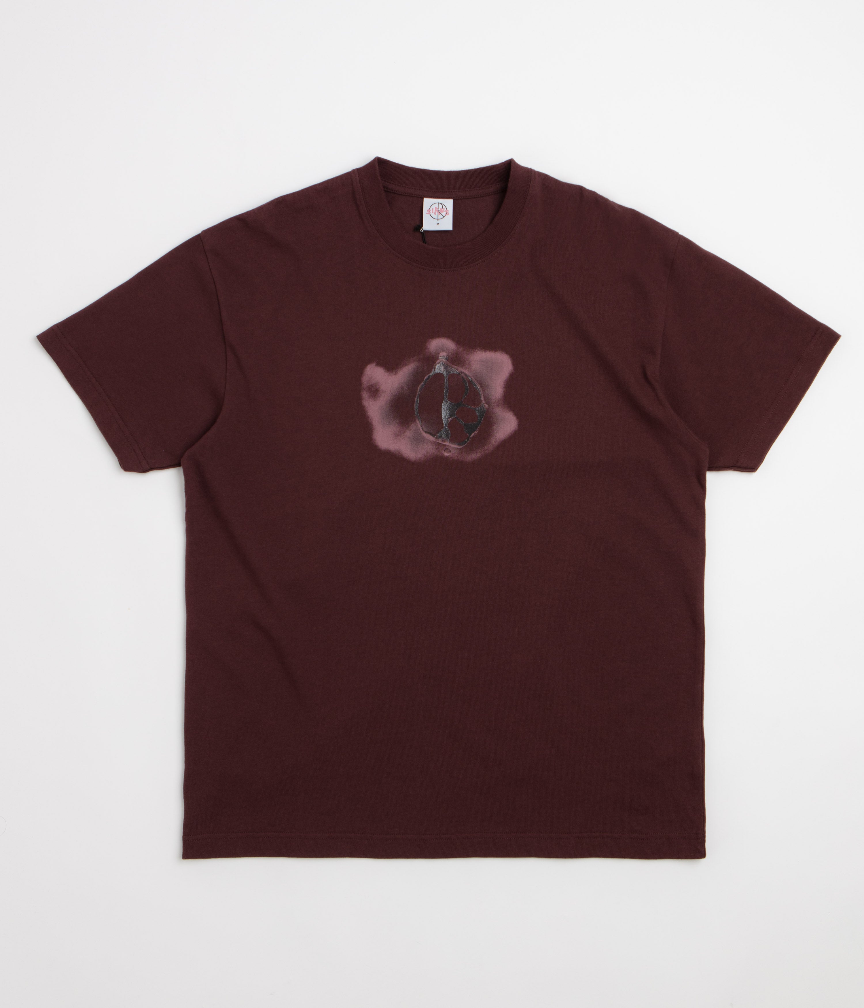 Polar Metal Logo T-Shirt - Washed Bordeaux