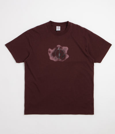 Polar Metal Logo T-Shirt - Washed Bordeaux