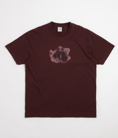 Polar Metal Logo T-Shirt - Washed Bordeaux