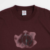 Polar Metal Logo T-Shirt - Washed Bordeaux thumbnail