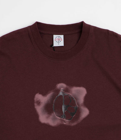 Polar Metal Logo T-Shirt - Washed Bordeaux