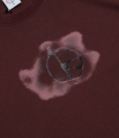 Polar Metal Logo T-Shirt - Washed Bordeaux