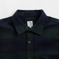 Polar Mike Flannel Shirt - Navy / Teal thumbnail