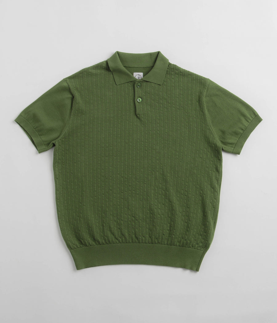 quarter-zip organic cotton pullover - Garden Green