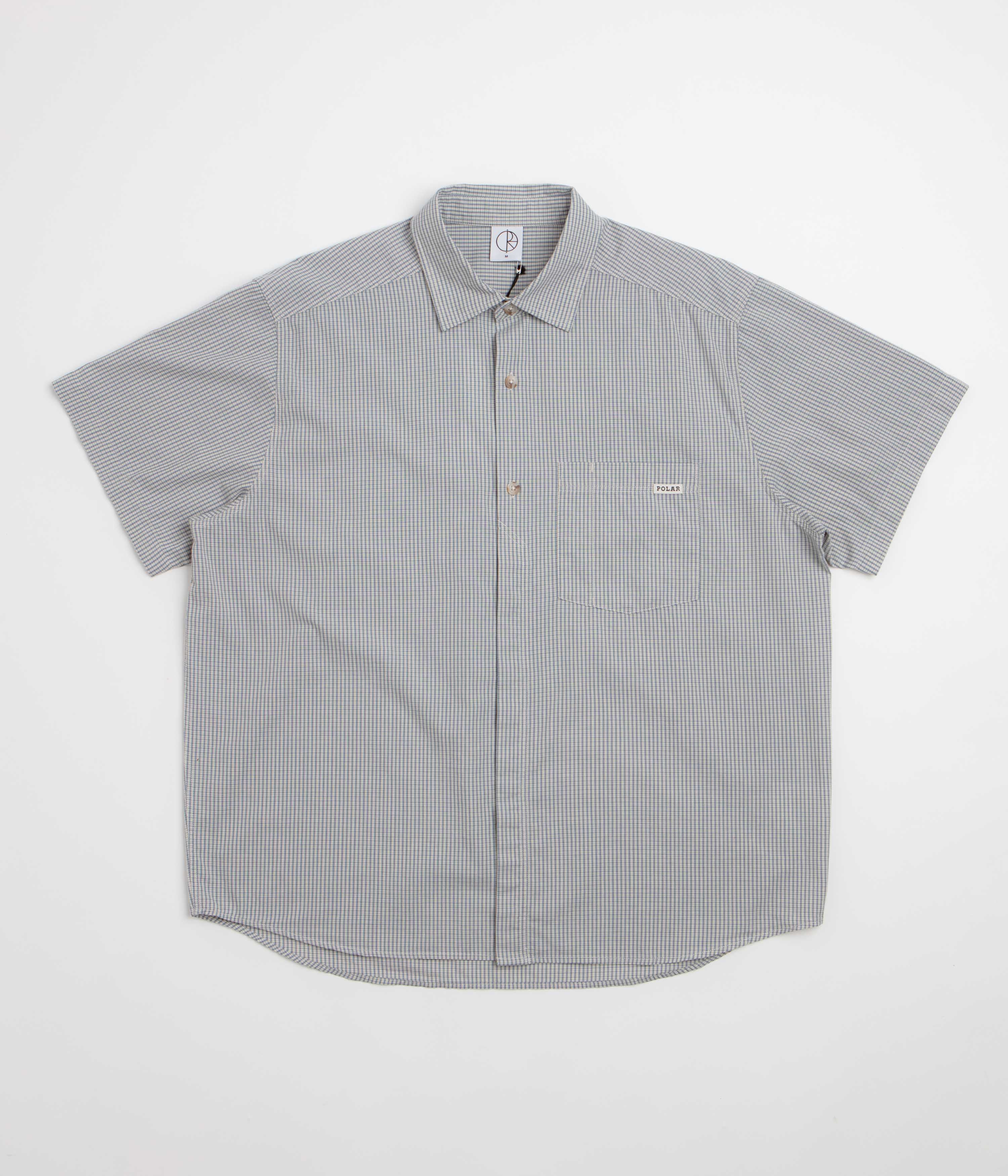 Polar Mitch Short Sleeve Shirt - Blue Check