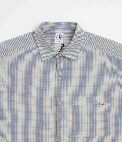 Polar Mitch Short Sleeve Shirt - Blue Check