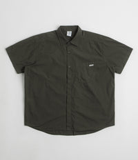 Polar Mitch Short Sleeve Shirt in Dirty Black
