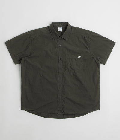 Polar Mitch Short Sleeve Shirt in Dirty Black