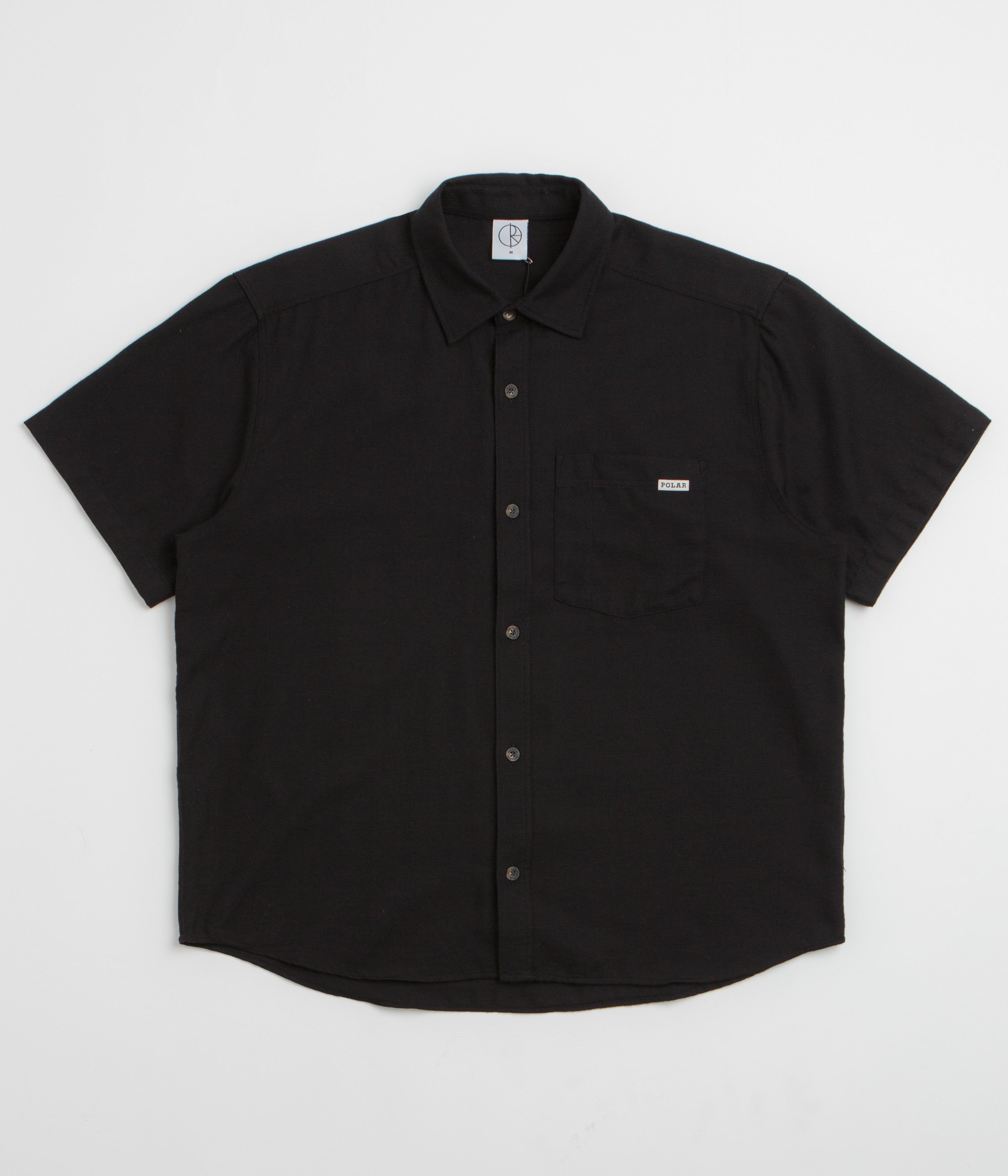Polar Mitchel Short Sleeve Shirt in Black