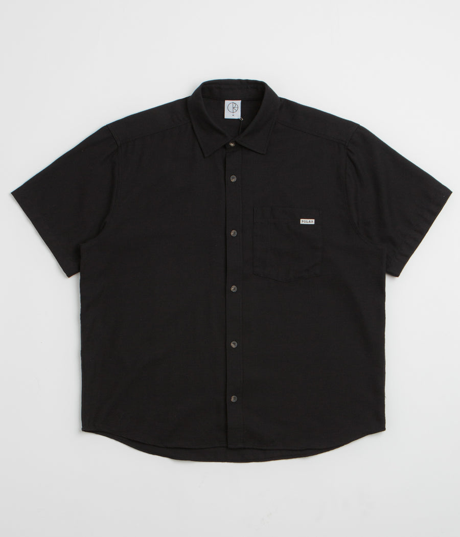 Polar Mitchel Short Sleeve Shirt in Black