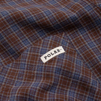 Polar Mitchell Poplin Shirt - Brown / Blue thumbnail