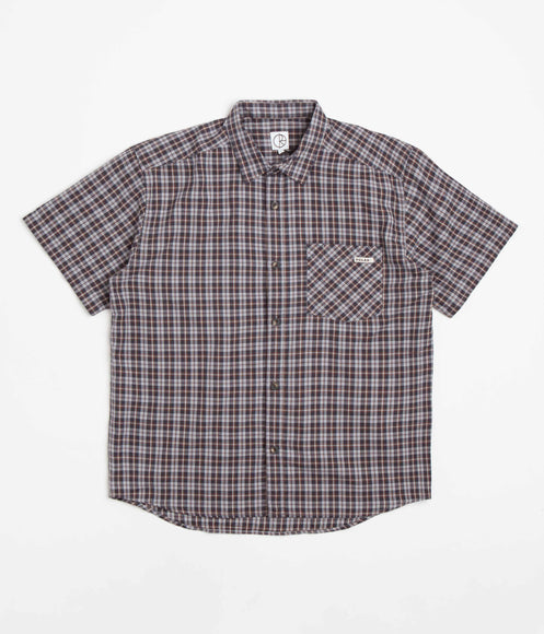 Polar Mitchell Poplin Shirt - Graphite / Gold