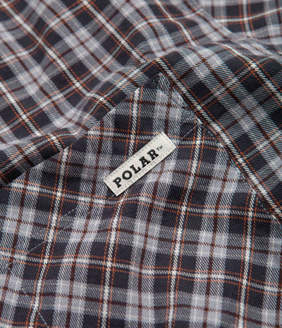 Polar Mitchell Poplin Shirt - Graphite / Gold