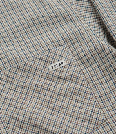 Polar Mitchell Shirt - Creme Check