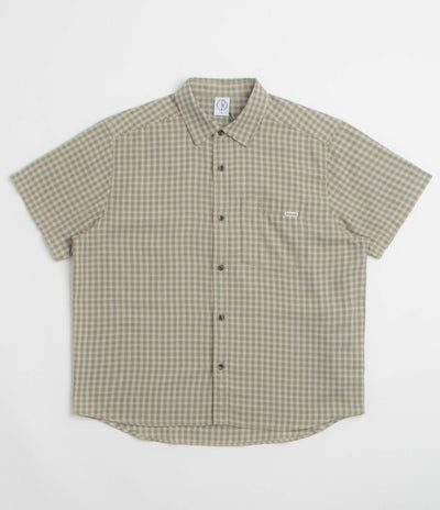 Polar Mitchell Short Sleeve Shirt - Beige / Green