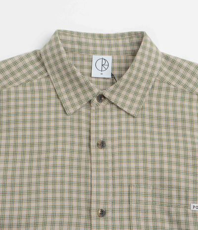 Polar Mitchell Short Sleeve Shirt - Beige / Green
