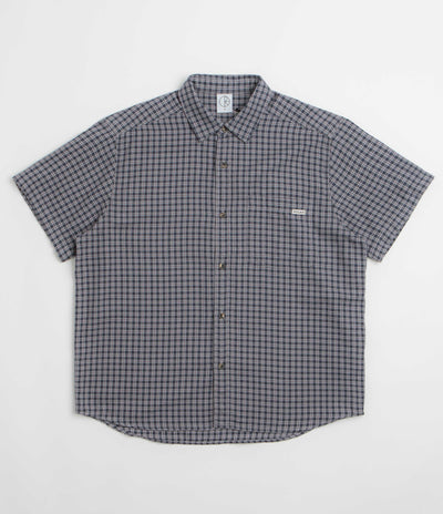 Polar Mitchell Short Sleeve Shirt - Petrol / Bordeaux
