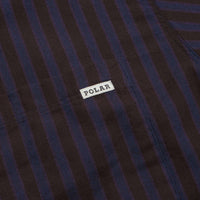 Polar Mitchell Short Sleeve Shirt in Purple and Chocolate thumbnail
