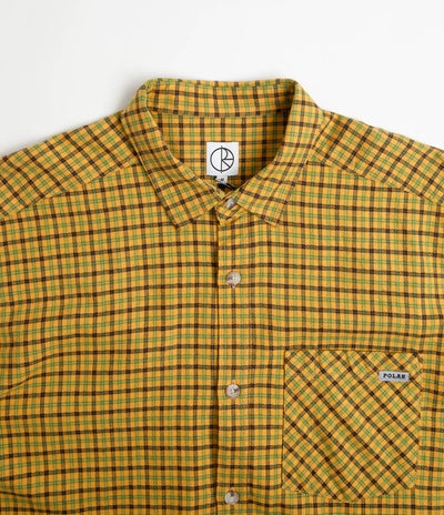 Polar Mitchell Twill Short Sleeve Shirt - Yellow